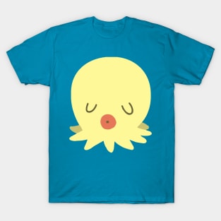 Yellow Octopus with Kissy Lips T-Shirt